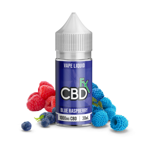 cbdfx photo render vape juice blue raspberry mg apr
